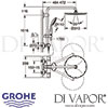 Grohe Euphoria System 310 Shower System Thermostatic Mixer Dimensions